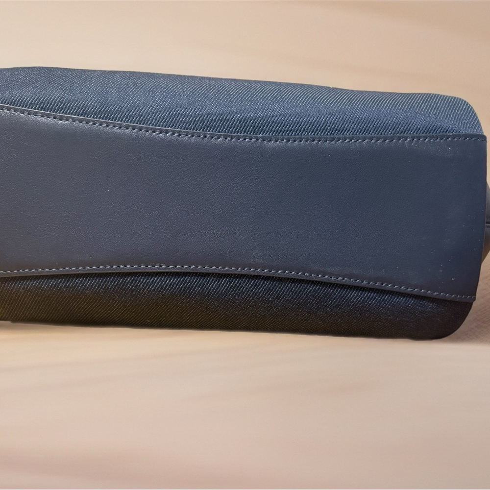 Coach Denim and Leather Elise Satchel - Picture 6 of 9
